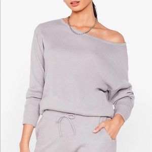Nasty Gal weekend knitwear sweater lounge set